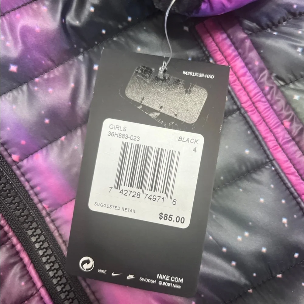 NWT Youth Nike Puffer Jacket